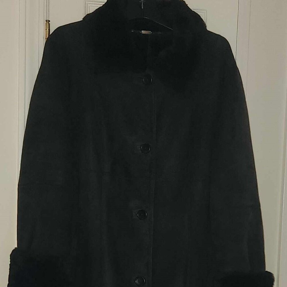 Dominic Bellissimo full length, black women's coat